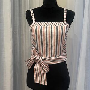 Sugarlips Striped Tie Tank